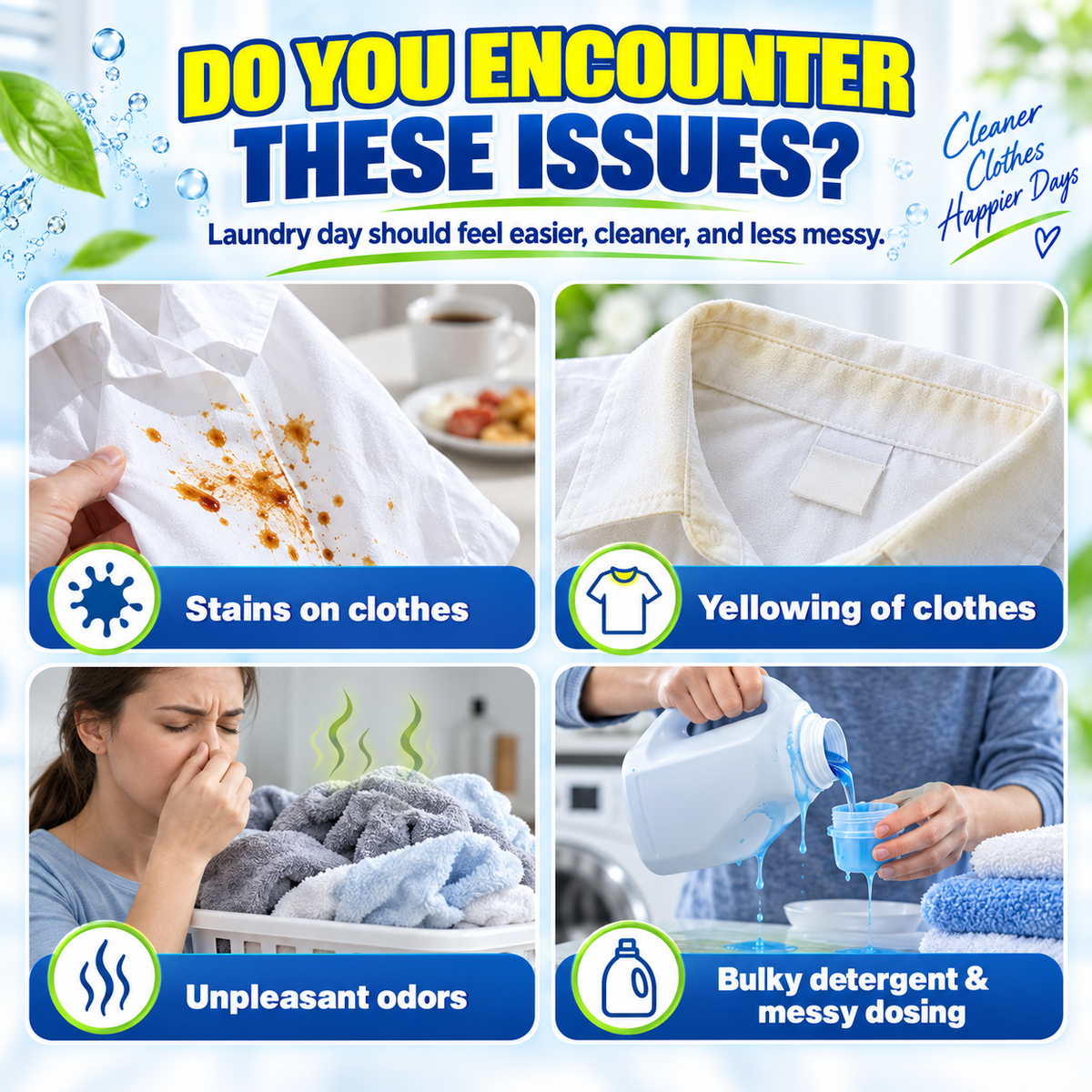 ✨One Sheet, One Fresh Clean✨ – 🥼Concentrated Laundry Detergent Sheets for Tough Stains, Everyday Laundry & Effortless Washing