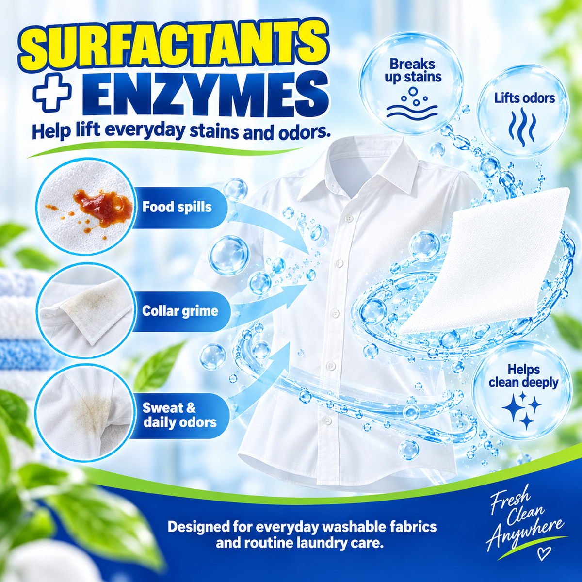 ✨One Sheet, One Fresh Clean✨ – 🥼Concentrated Laundry Detergent Sheets for Tough Stains, Everyday Laundry & Effortless Washing