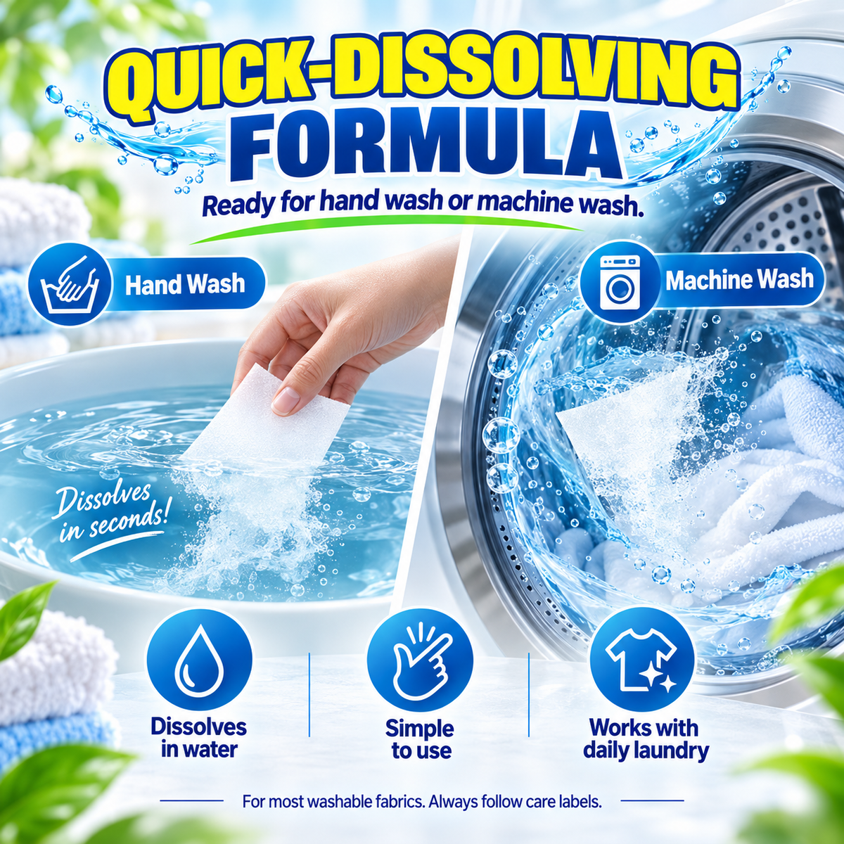 ✨One Sheet, One Fresh Clean✨ – 🥼Concentrated Laundry Detergent Sheets for Tough Stains, Everyday Laundry & Effortless Washing