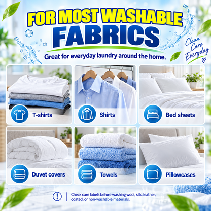✨One Sheet, One Fresh Clean✨ – 🥼Concentrated Laundry Detergent Sheets for Tough Stains, Everyday Laundry & Effortless Washing