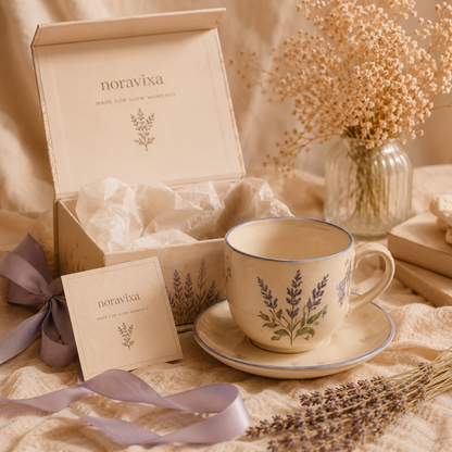 Noravixa®| Lavender Blue Ceramic Cup❤️