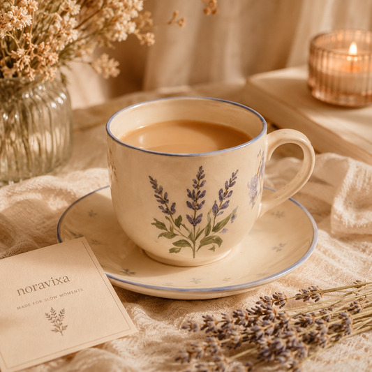 Noravixa®| Lavender Blue Ceramic Cup❤️